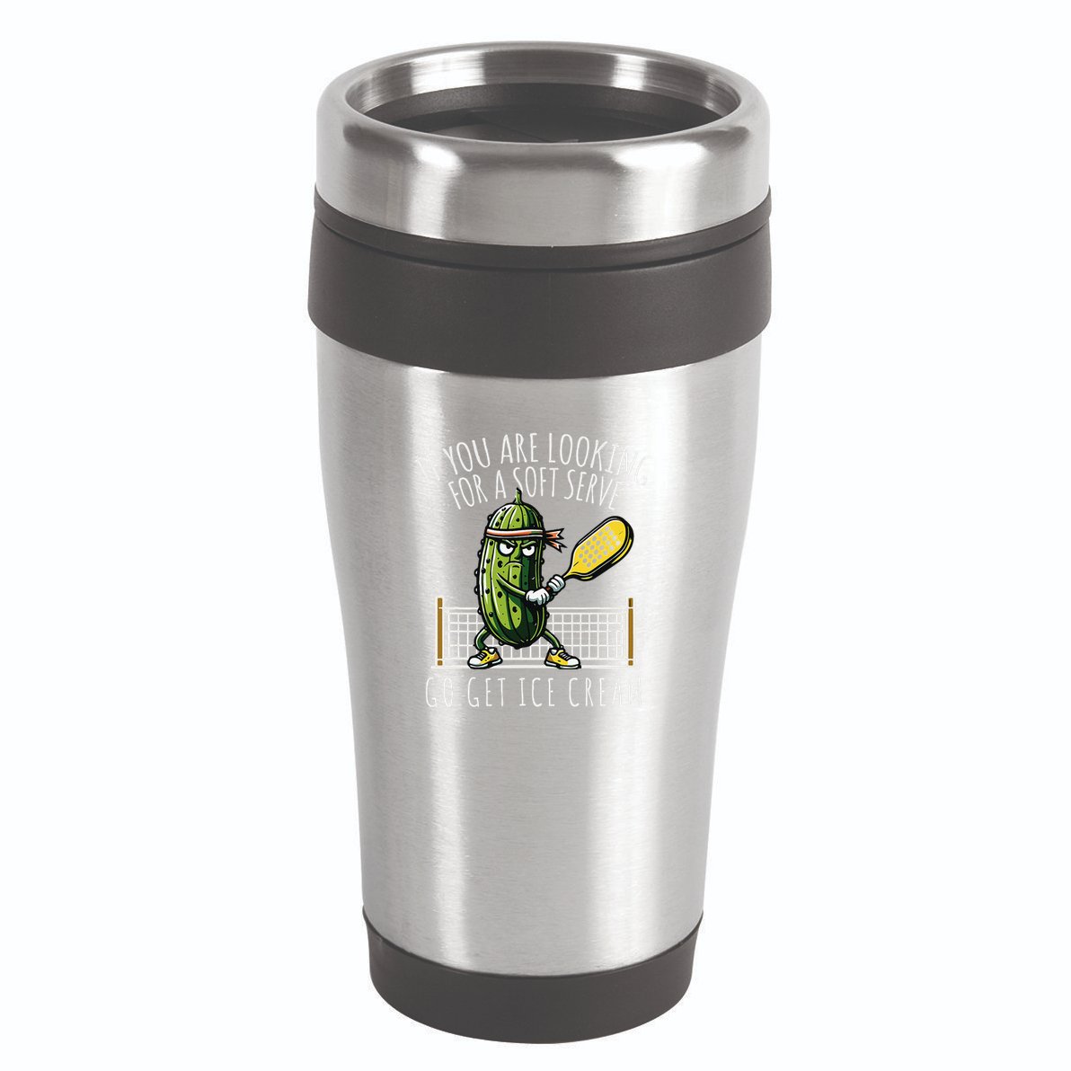 Funny Pickleball Player Paddleball Lover Gift 16oz Travel Tumbler