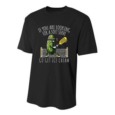 Funny Pickleball Player Paddleball Lover Gift Youth Performance Sprint T-Shirt