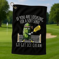 Funny Pickleball Player Paddleball Lover Gift Golf Towel