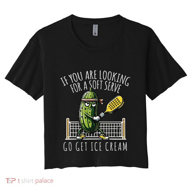 Funny Pickleball Player Paddleball Lover Gift Crop Top