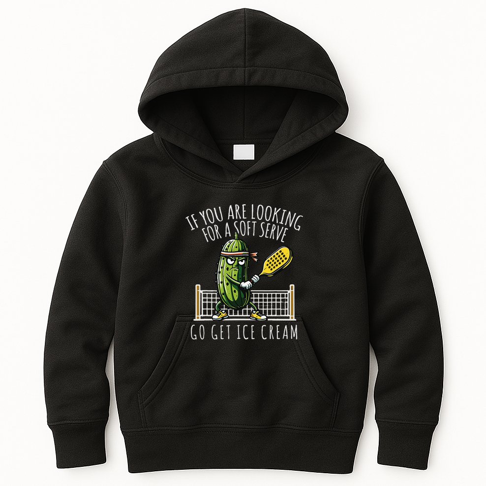 Funny Pickleball Player Paddleball Lover Gift Kids Hoodie