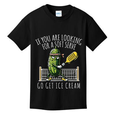 Funny Pickleball Player Paddleball Lover Gift Kids T-Shirt