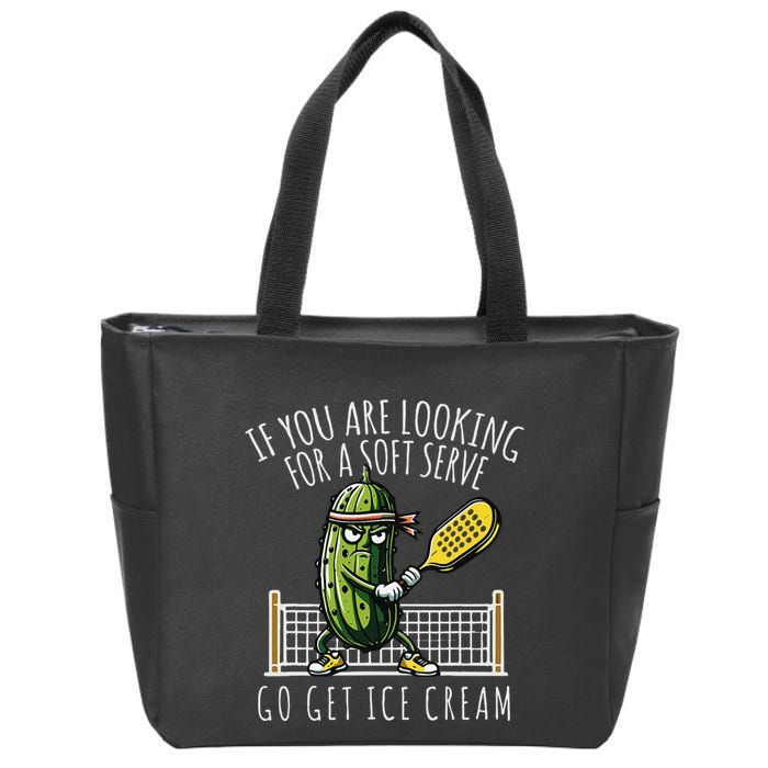 Funny Pickleball Player Paddleball Lover Gift Zip Tote Bag