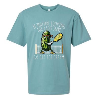 Funny Pickleball Player Paddleball Lover Gift Sueded Cloud Jersey T-Shirt