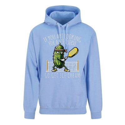 Funny Pickleball Player Paddleball Lover Gift Unisex Surf Hoodie