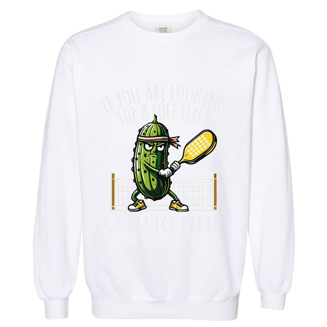 Funny Pickleball Player Paddleball Lover Gift Garment-Dyed Sweatshirt