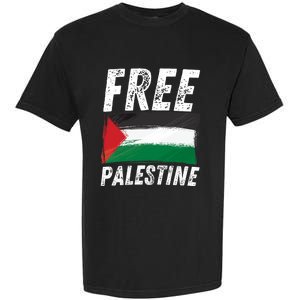 Free Palestine Palestine Flag Free Gaza Arabic Liberators Garment-Dyed Heavyweight T-Shirt