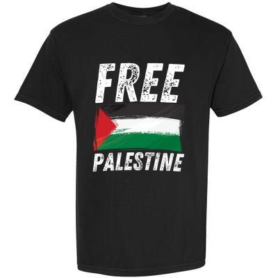 Free Palestine Palestine Flag Free Gaza Arabic Liberators Garment-Dyed Heavyweight T-Shirt