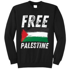 Free Palestine Palestine Flag Free Gaza Arabic Liberators Sweatshirt