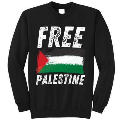 Free Palestine Palestine Flag Free Gaza Arabic Liberators Sweatshirt