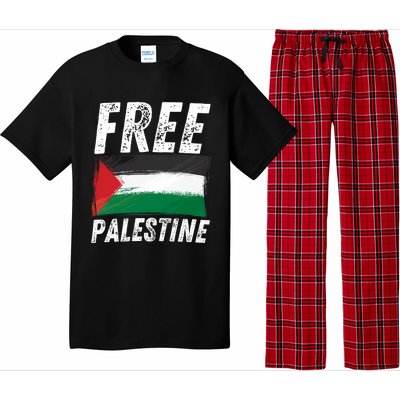 Free Palestine Palestine Flag Free Gaza Arabic Liberators Pajama Set