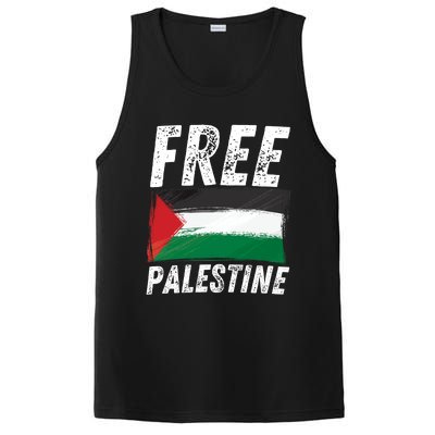 Free Palestine Palestine Flag Free Gaza Arabic Liberators PosiCharge Competitor Tank