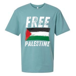 Free Palestine Palestine Flag Free Gaza Arabic Liberators Sueded Cloud Jersey T-Shirt