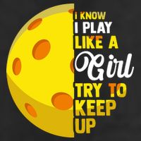 Funny Pickleball Player Girl Pickleball Gift 7 Panel Mesh Trucker Snapback Hat