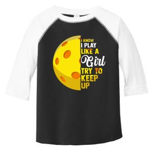 Funny Pickleball Player Girl Pickleball Gift Toddler Fine Jersey T-Shirt