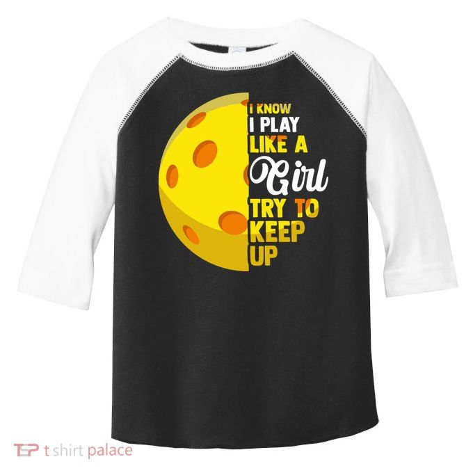 Funny Pickleball Player Girl Pickleball Gift Toddler Fine Jersey T-Shirt