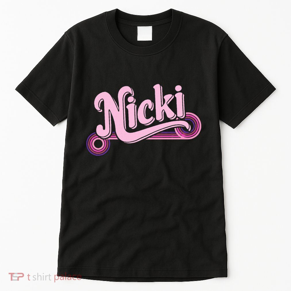 Funny Pink Personalized Name Nicki I Love Nicki Tall T-Shirt