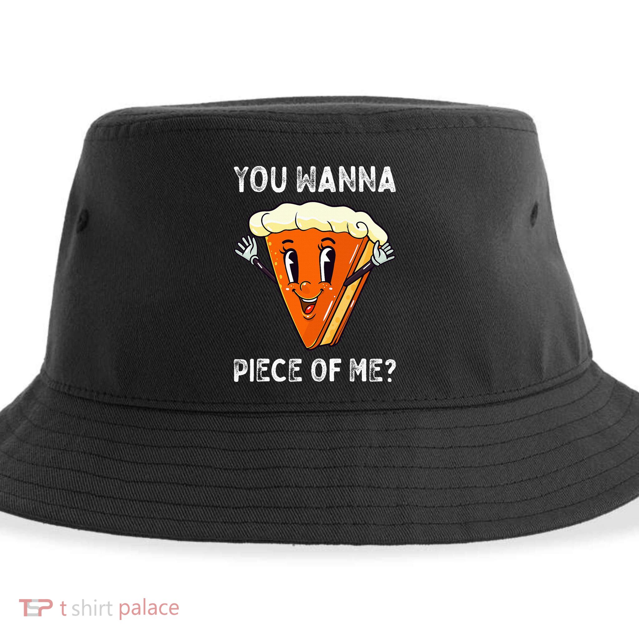 Funny Pumpkin Pie Thanksgiving Foodie Gift Sustainable Bucket Hat