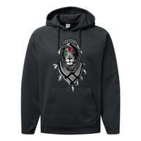 Free Palestine Palestinian Lion Performance Fleece Hoodie