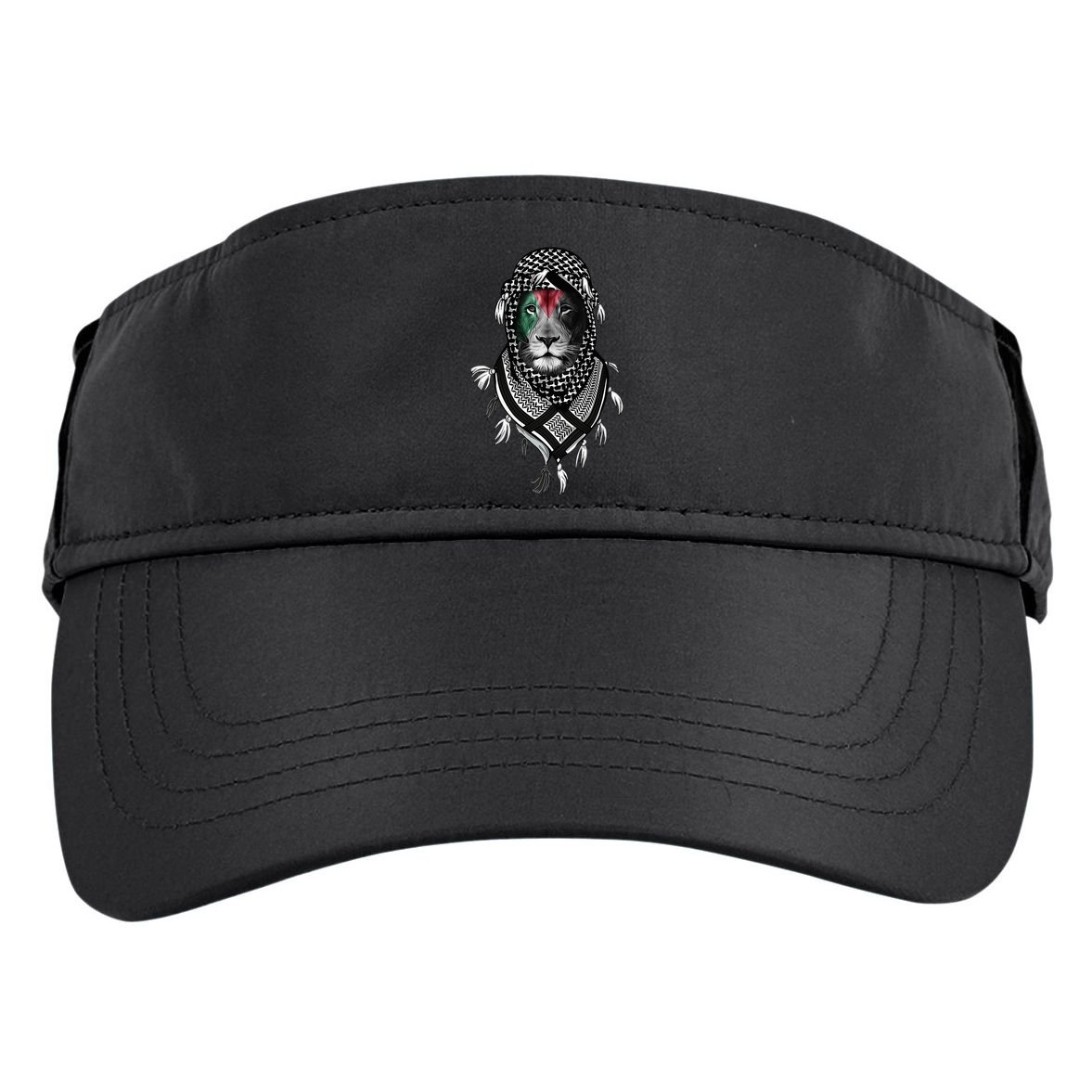 Free Palestine Palestinian Lion Adult Drive Performance Visor