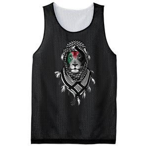 Free Palestine Palestinian Lion Mesh Reversible Basketball Jersey Tank