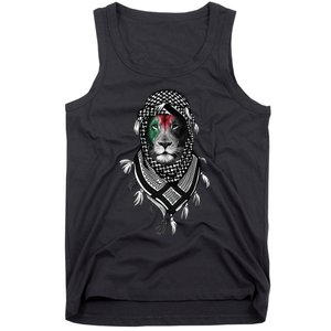 Free Palestine Palestinian Lion Tank Top