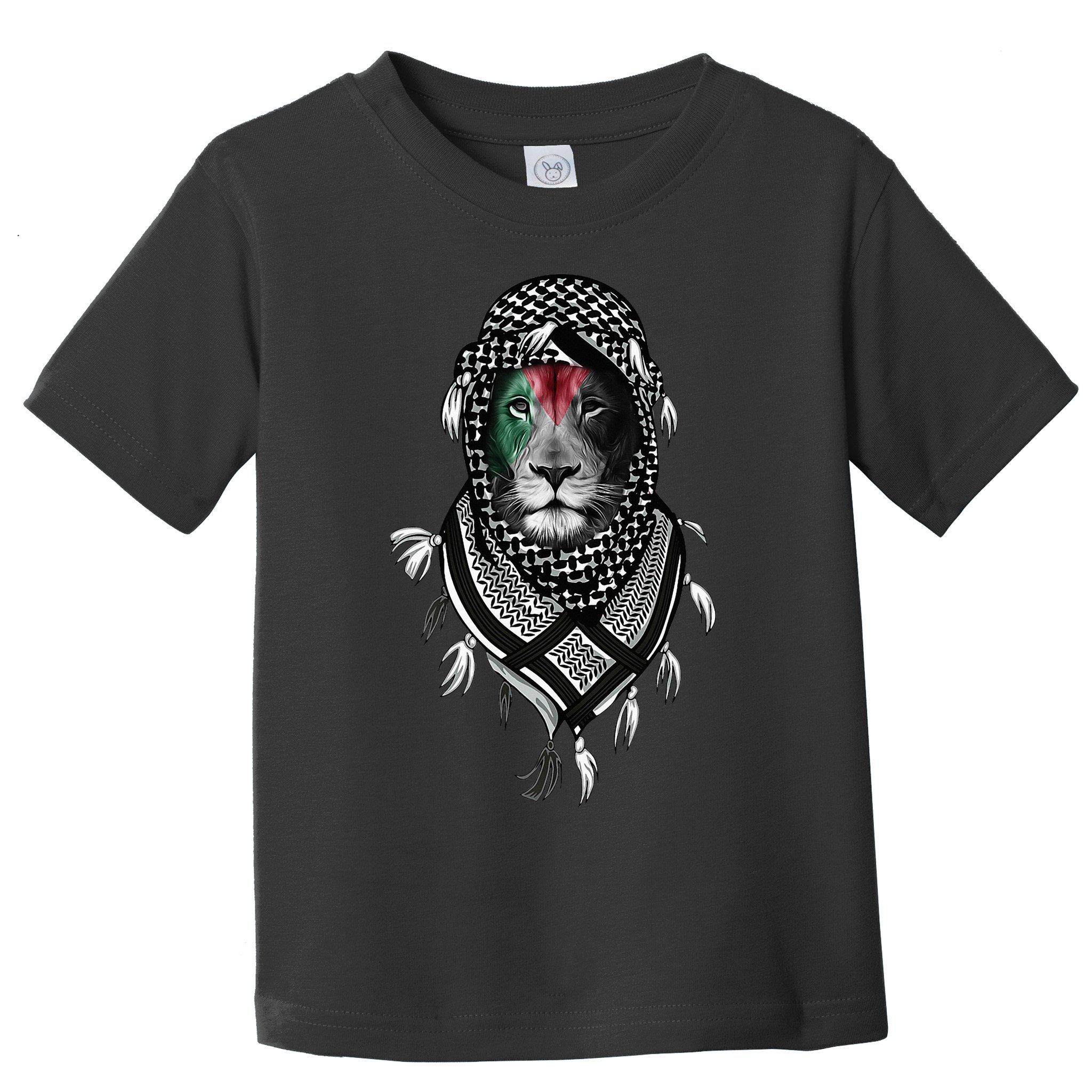 Free Palestine Palestinian Lion Toddler T-Shirt