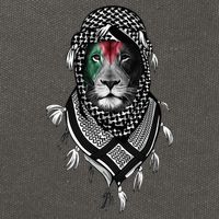 Free Palestine Palestinian Lion Cotton Canvas Backpack