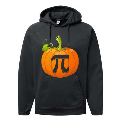 Funny Pumpkin Pie Math Teacher Halloween Thankgiving Pi Day Performance Fleece Hoodie