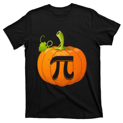 Funny Pumpkin Pie Math Teacher Halloween Thankgiving Pi Day T-Shirt