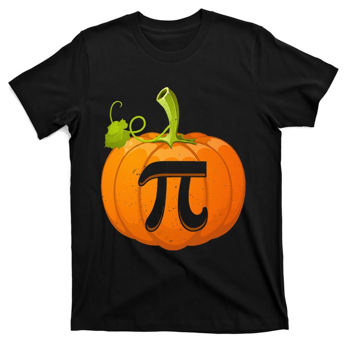 Funny Pumpkin Pie Math Teacher Halloween Thankgiving Pi Day T-Shirt