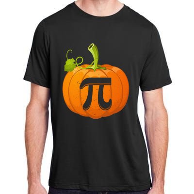 Funny Pumpkin Pie Math Teacher Halloween Thankgiving Pi Day Adult ChromaSoft Performance T-Shirt