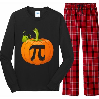 Funny Pumpkin Pie Math Teacher Halloween Thankgiving Pi Day Long Sleeve Pajama Set