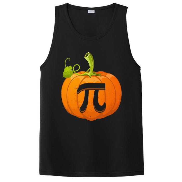 Funny Pumpkin Pie Math Teacher Halloween Thankgiving Pi Day PosiCharge Competitor Tank