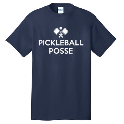 Funny Pickleball Posse Costume Funny Pickleball Lover Pickleballer Shirt Tall T-Shirt