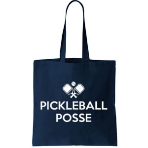 Funny Pickleball Posse Costume Funny Pickleball Lover Pickleballer Shirt Tote Bag