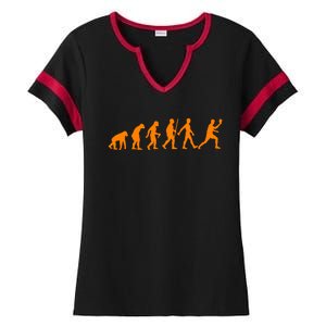 Funny Ping Pong Gift Table Tennis Player Evolution Gift Ladies Halftime Notch Neck Tee