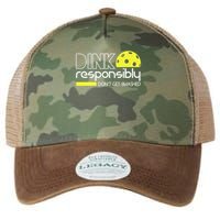 Funny Pickleball Player Dink Responsibly Don't Get Smashed Legacy Tie Dye Trucker Hat