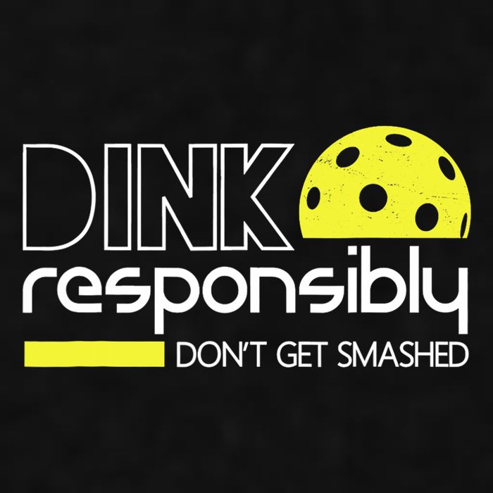 Funny Pickleball Player Dink Responsibly Don't Get Smashed Ladies PosiCharge Tri-Blend Wicking Tank
