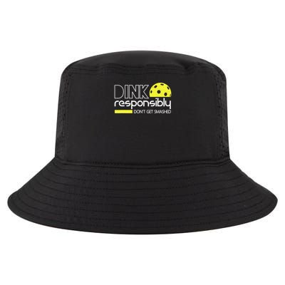 Funny Pickleball Player Dink Responsibly Don't Get Smashed Cool Comfort Performance Bucket Hat