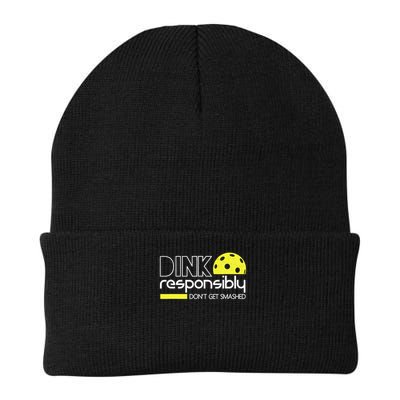 Funny Pickleball Player Dink Responsibly Don't Get Smashed Beanie