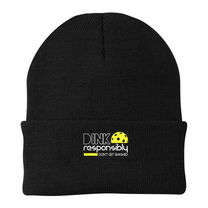 Funny Pickleball Player Dink Responsibly Don't Get Smashed Beanie
