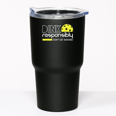 Funny Pickleball Player Dink Responsibly Don't Get Smashed Tumbler
