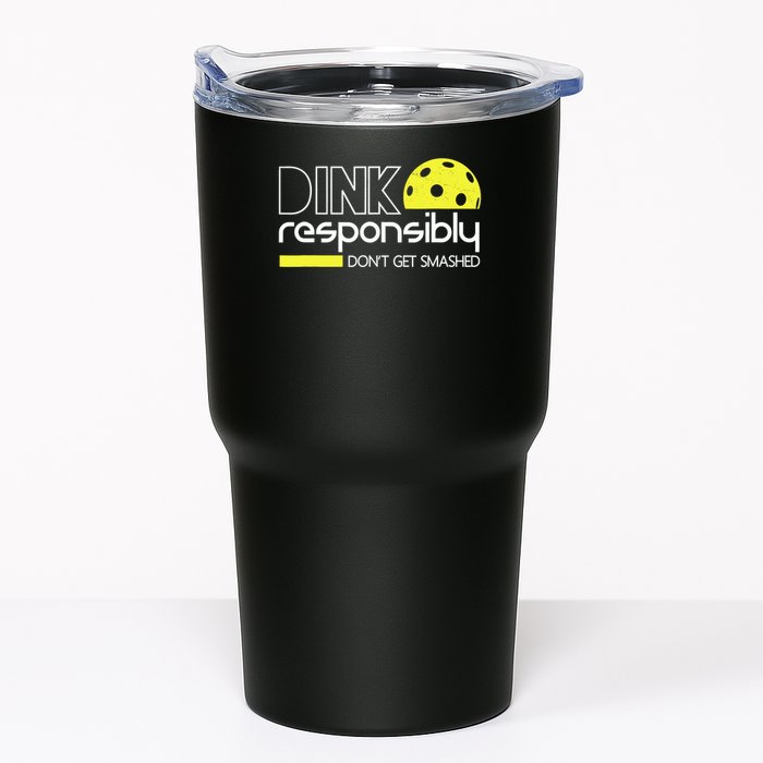 Funny Pickleball Player Dink Responsibly Don't Get Smashed Tumbler