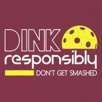 Funny Pickleball Player Dink Responsibly Don't Get Smashed 16oz Travel Tumbler