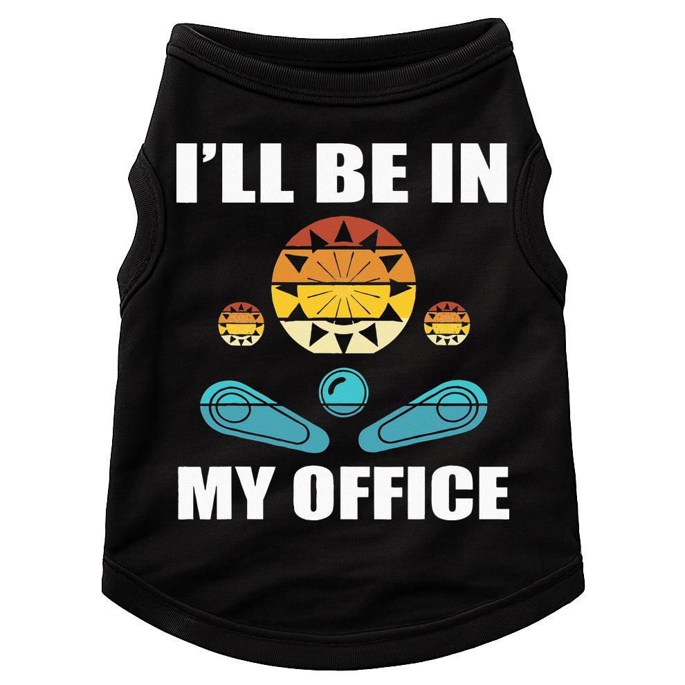 Funny Pinball Player Design Retro Gamer Pinnball Doggie Tank