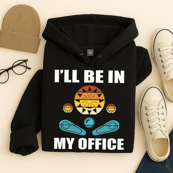 Funny Pinball Player Design Retro Gamer Pinnball Hoodie