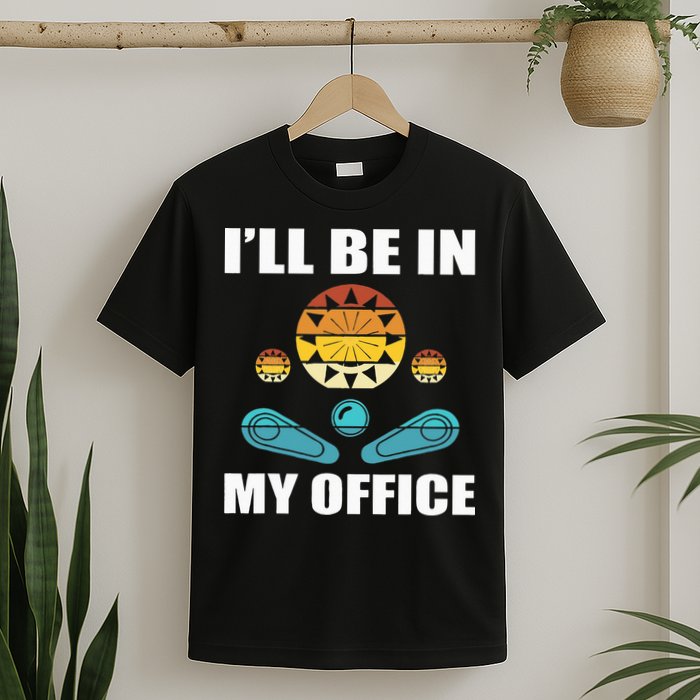 Funny Pinball Player Design Retro Gamer Pinnball T-Shirt
