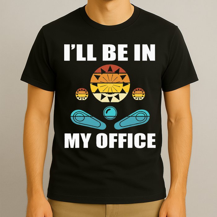 Funny Pinball Player Design Retro Gamer Pinnball T-Shirt