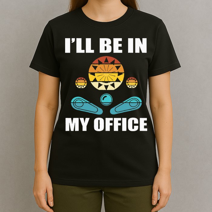 Funny Pinball Player Design Retro Gamer Pinnball T-Shirt